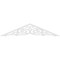 Ekena Millwork Pitch Athens Architectural Grade PVC Gable Pediment, 72"W x 15"H x 1"P (5/12) GPP072X015X100ATH - alternate 3